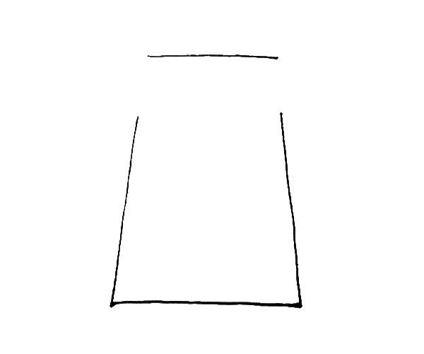 Children easily learn to draw short-sleeved T-shirts