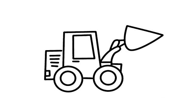 Simple strokes of forklift