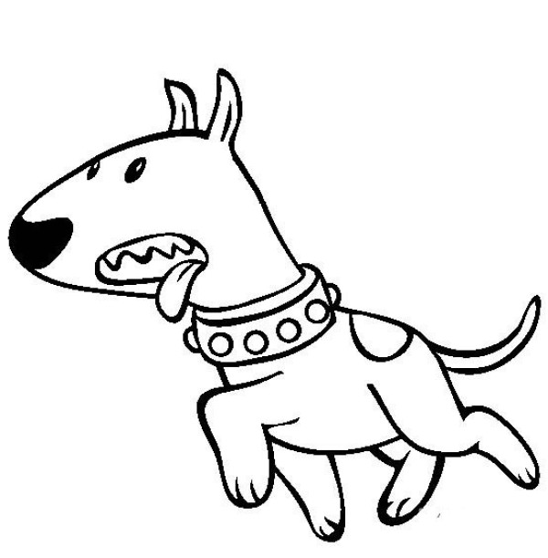 Simple drawing of pet dog