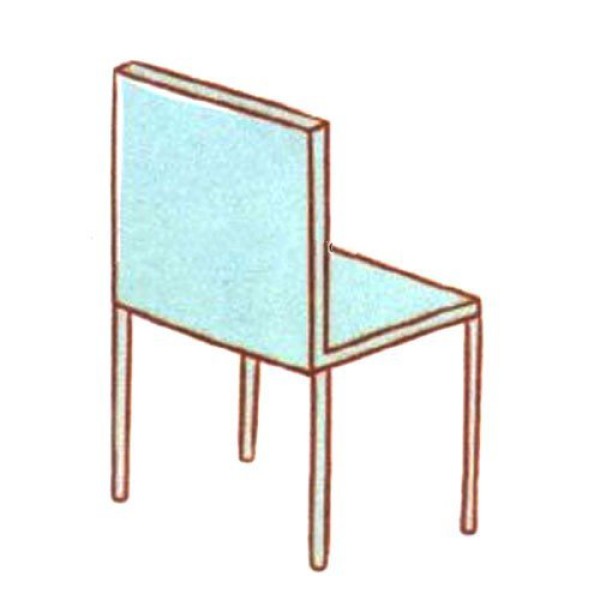 Simple chair drawing tutorial