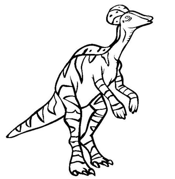 Complete collection of dinosaur pictures and simple drawing pictures of Guanlong