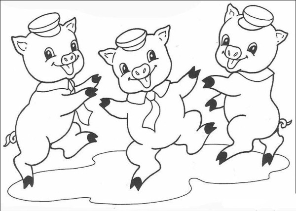 three little pigs dancing