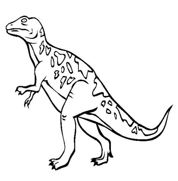 Complete collection of dinosaur pictures and simple drawing pictures of Megalosaurus