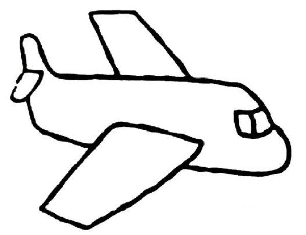 How to draw cartoon airplane