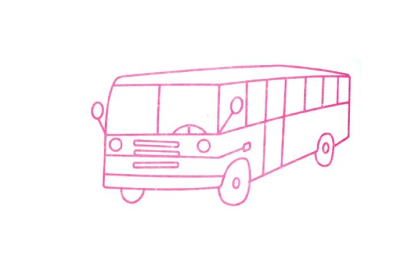 Bus simple drawing pictures