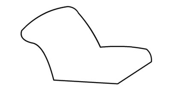 How to draw a sofa with simple strokes for children