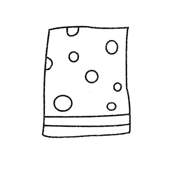 A complete collection of simple drawings of towels and the steps of how to draw them