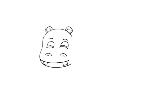 How to draw a hippopotamus