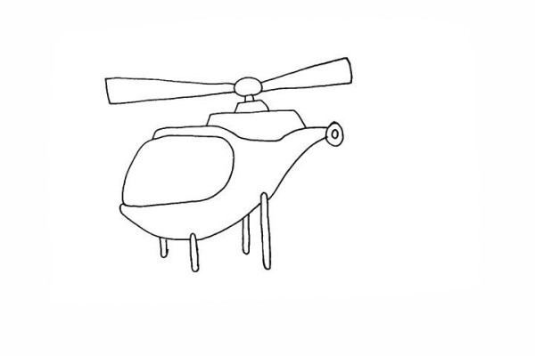 How to draw a helicopter