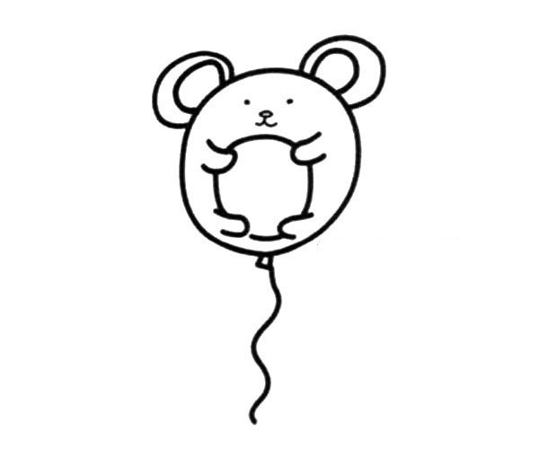 Cute mouse balloon