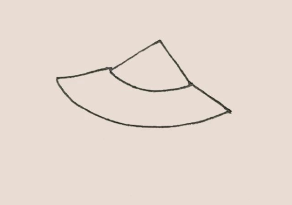 simple drawing bamboo hat