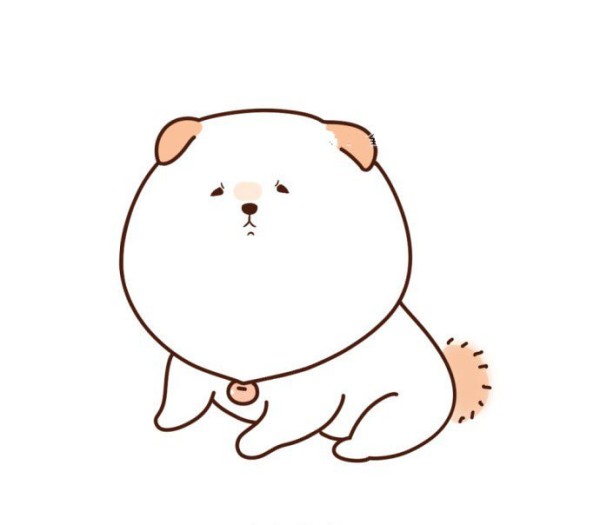 Draw a fat puppy