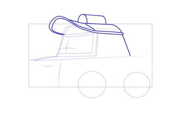 police car perry taxi cape simple drawing