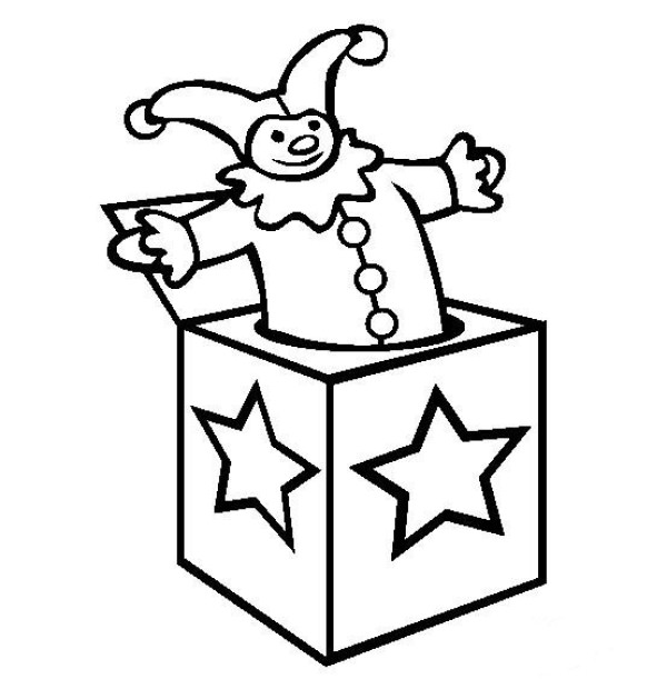 Childrens Toy Pictures Doll Box Simple Drawing Pictures