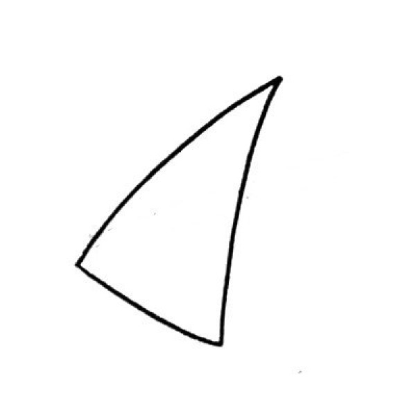 Elementary simple drawing sailboat