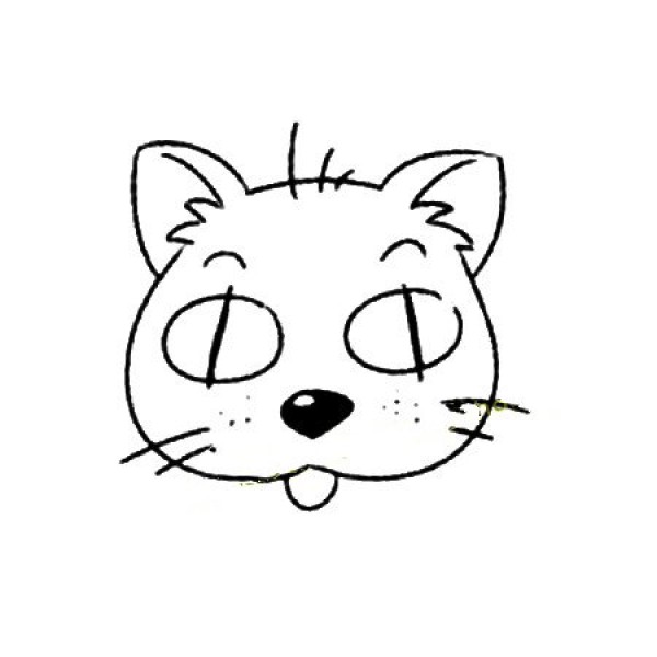 Basic drawing methods of small animals Simple drawing tutorial of cats