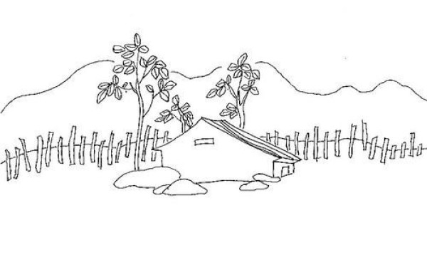 Introduction to simple drawing methods of landscape