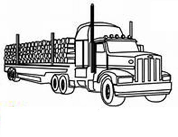 Teach children to draw a large truck