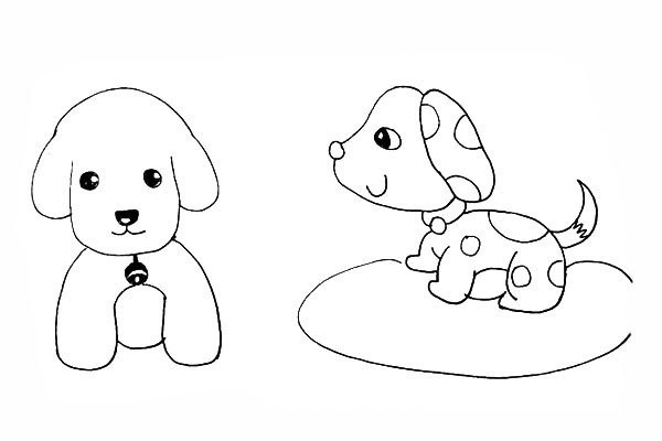 How to draw a cute puppy