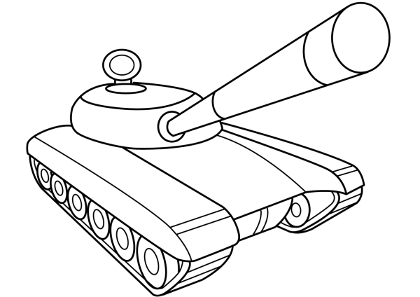 How to draw a simple tank