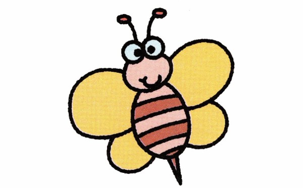 Bee simple drawing method