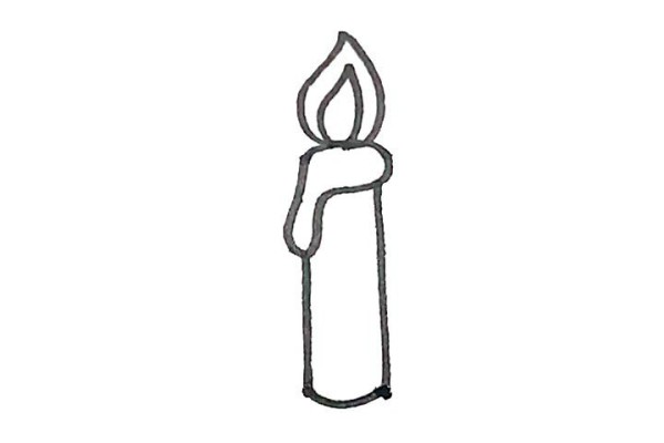 Learn to draw simple candles