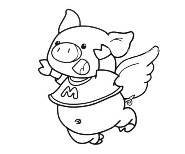 Piggy with wings