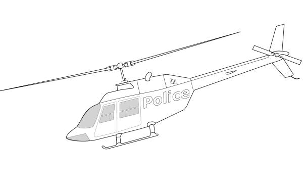 police helicopter