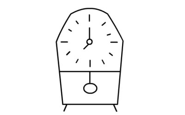 How to draw a simple clock