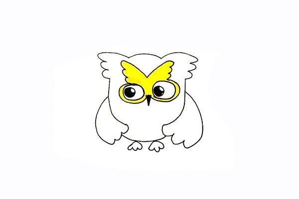 How to draw a cute owl