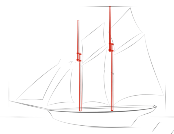 How to draw a sailboat