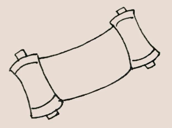 Simple drawing scroll