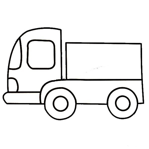 Children learn to draw trucks