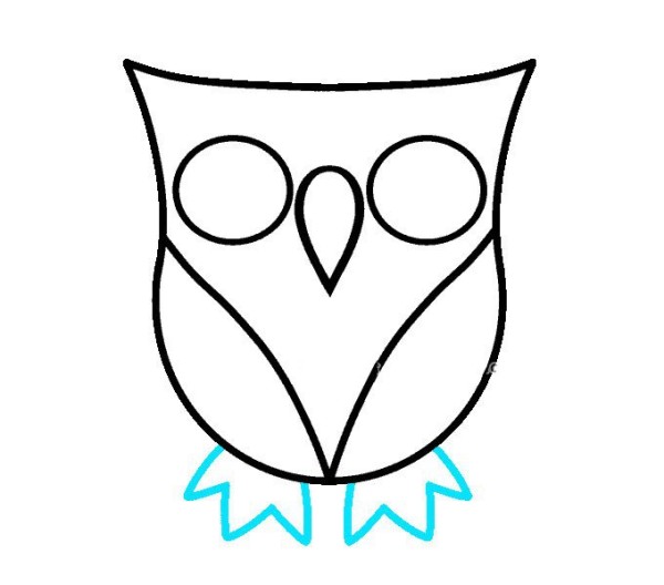 Simple drawing tutorial | Learn to draw a simple owl in 3 minutes