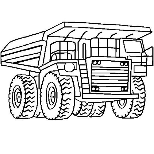 Engineering truck pictures Simple drawing pictures of large dump trucks