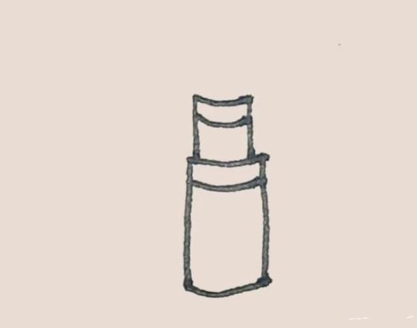 Simple drawing of lipstick