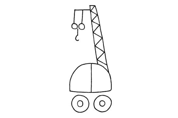 Simple and easy to learn crane drawing