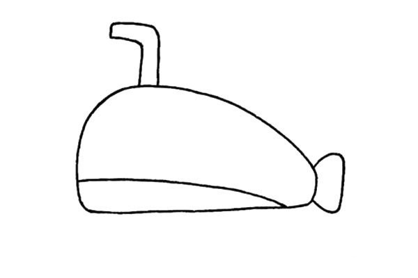 Simple and easy to learn submarine drawing