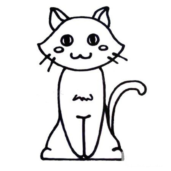 Learn to draw a cat video tutorial