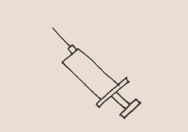 Simple drawing syringe