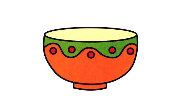 Simple drawing pictures of bowls