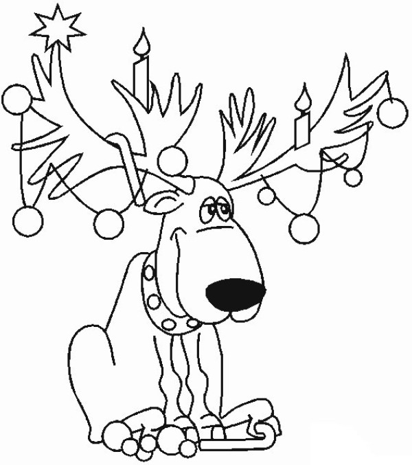 Christmas deer