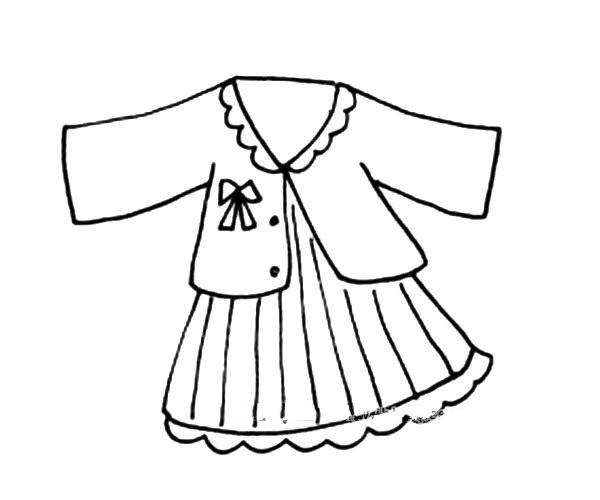 Cute school uniform skirt