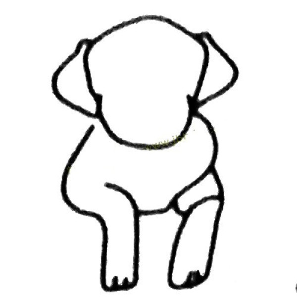 Simple drawing of cute animals Simple drawing tutorial of puppy