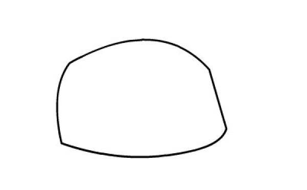 How to draw a simple hat for children