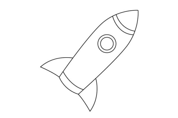 How to draw a simple rocket