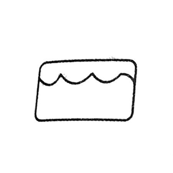 Complete collection of cake simple strokes and drawing steps