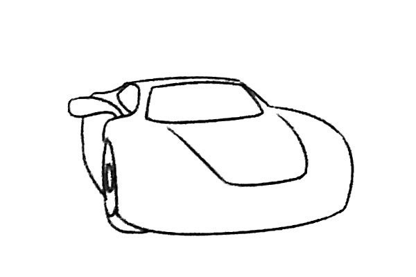 Learn to draw a sports car easily