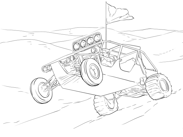 Desert off-road vehicle