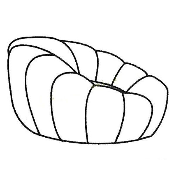 Beautiful simple drawing pictures of sofa